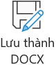 Lưu thành DOCX